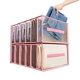 thumbnail image 2 of Organizador de ropa, caja de almacenamiento de Jeans, armario de ropa con compartimentos, calcetines, ropa interior, sujetadores, 2 of 4