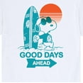 thumbnail image 3 of Peanuts - Men's Snoopy Chill Vibes Just Hanging Short Sleeve Graphic T-Shirts, 3 of 6