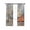 Multi, variant on Grey Orange Coastal Blackout Curtains 45 Inches Long for Bedroom, Oil Painting Modern Abstract Art Thermal Insulated Room Darkening Black Out Window Curtain Panels Grommet Drapes for Living Room
