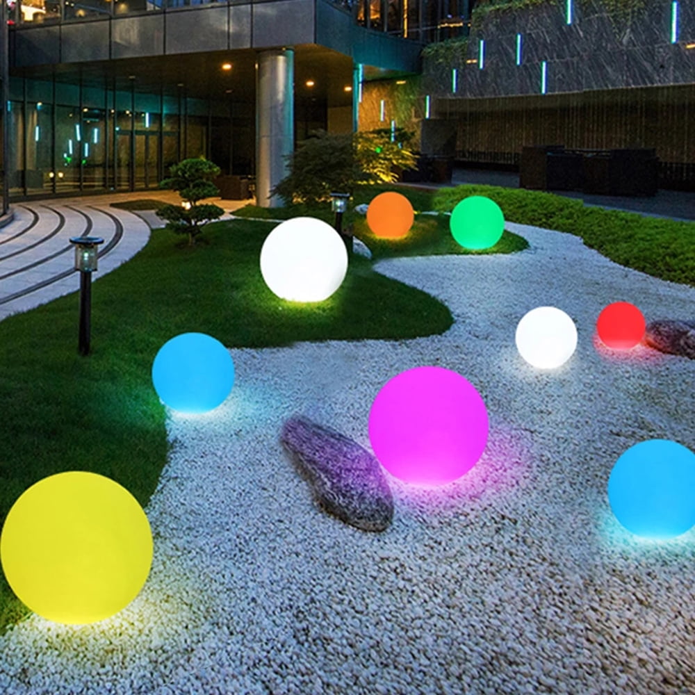 Sutowe LED Ball Light LED Glowing Ball Light w/Remote 16 RGB Color