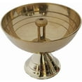 thumbnail image 2 of PARIJAT HANDICRAFT Handmade Indian puja Golden Oil lamp for Diwali Pooja Article akhand Diya for Pooja Purpose, 2 of 3