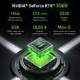 thumbnail image 3 of Laptop Gamer Thunderobot RS16 Intel Core I9 13900HX RTX 5060 16'' QHD 240Hz 32GB RAM 1TB SSD Negro, 3 of 12