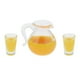 thumbnail image 2 of Juego de 3 vasos de vidrio en miniatura a escala 1/12, botellas, accesorios para comer y beber en casa de muñecas Jugo, 2 of 9