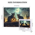 thumbnail image 5 of 500 PCS jigsaw puzzles 500 pieces Black Cat & Pumpkin Head,Impossible Hard Difficult Challenging Puzzles for Adults,Classic Black Cat & Pumpkin Head Wooden Puzzle,for Cat & Pumpkin Enthusiast Gifts, 5 of 6