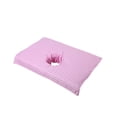 thumbnail image 1 of Bearachild Algodón masaje cara agujero cubierta de un solo transpirable cosmético belleza cama toalla cojín reposacabezas ropa de cama almohadillas Juegos de cama Rosado Bearachild HA065400-02, 1 of 6