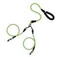 thumbnail image 1 of Djiypn 2 in 1 Durable Nylon Dog Leash with Padded Handle, 360° Swivel No Tangle Climbing Rope Removable Pet Traction Rope, 4.8Ft Lead for Puppy Dogs, Green, 1 of 6