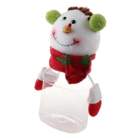 Tarro De Dulces Navideños, Bolsas Decorativas De , Contenedor De Azúcar, De Niños, Adornos De Decoración De Navidad Monigote de nieve