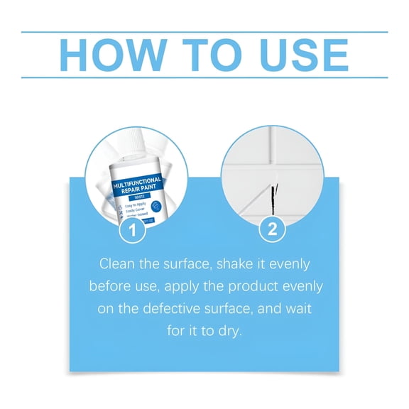 VELIMO Multi-Surface Restoration White Enamel Paint - Perfect for Bathroom Tiles,Ceramic Sinks,Wall Repair & Furniture