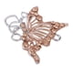 thumbnail image 5 of Aleación de metal Forma de mariposa Colgantes de de imitación DIY Ropa hecha Fornituras de joyería Accesorios 1.57 x Amarillo, 5 of 9