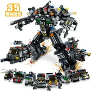 832 PCS Robot Building Blocks Model Armored Vehicles Kit, STEM Engineering Building Bricks Kit, Compatible with All Major Brands, Ideal Educational Toy Gift for Children