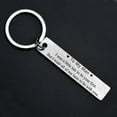 thumbnail image 3 of Pompotops Valentines Day Decorations TO MY MAN/WOMAN Stainless Steel Keychain Anniversary Gift Couple Valentine's Day Gift Silver, 3 of 4