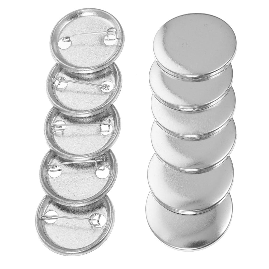 MLINS  100 Sets Decorative Press for Buttons Accessories Empty Emblems