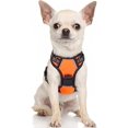 thumbnail image 1 of rabbitgoo Dog Harness  No-Pull Pet Harness with 2 Leash Clips  Adjustable Soft Padded Dog Vest  Reflective No-Choke Pet Oxford Vest with Easy Control Handle for Large Dogs Orange L, 1 of 9