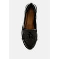 thumbnail image 5 of Blaneth Tassel Faux Leather Loafers, 5 of 6