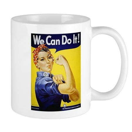 

CafePress - Rosie The Riveter Art Mug - Ceramic Coffee Tea Novelty Mug Cup 11 oz