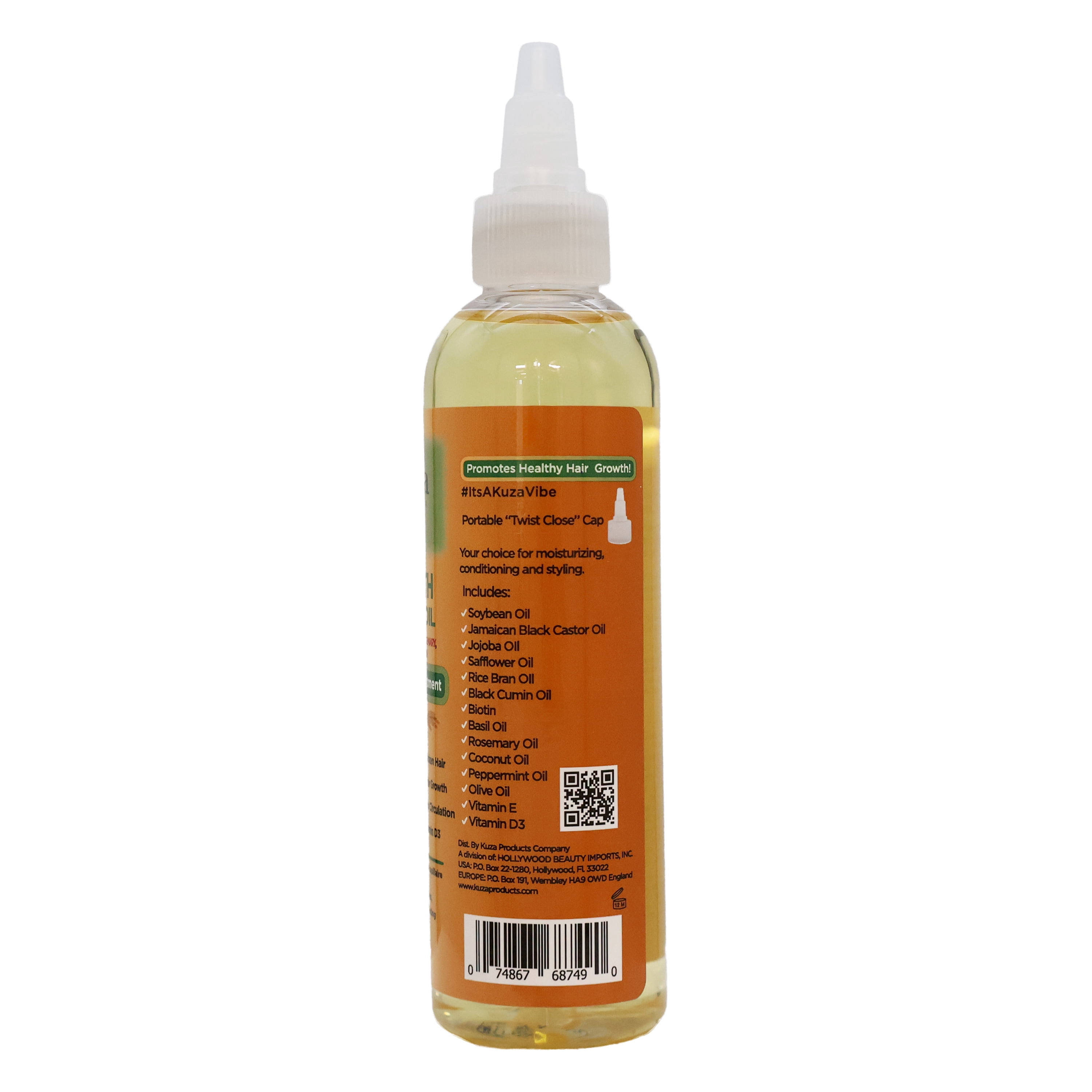 Kuza Growth Premium Oil, 4 Oz., Pack of 2