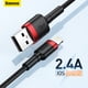 thumbnail image 2 of Cable USB Baseus para iPhone 12 11 Pro Max 8 X XR carga rápida para iPhone Cable de sincronización de datos USB Cable cargador de teléfono Cable de alambre Tan Jianjun unisex, 2 of 2