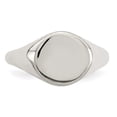 thumbnail image 5 of 925 Sterling Silver Solid Polished Signet Ring Size 8 - 2.9 Grams -  Jewelry Gift for Mom, 5 of 5