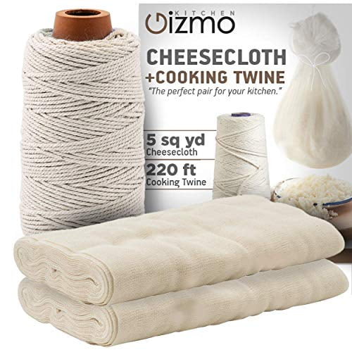 Details about    Cheesecloth Unbleached Grade 50 Natural Cotton Cheese Cloth  45 Sq Ft  for