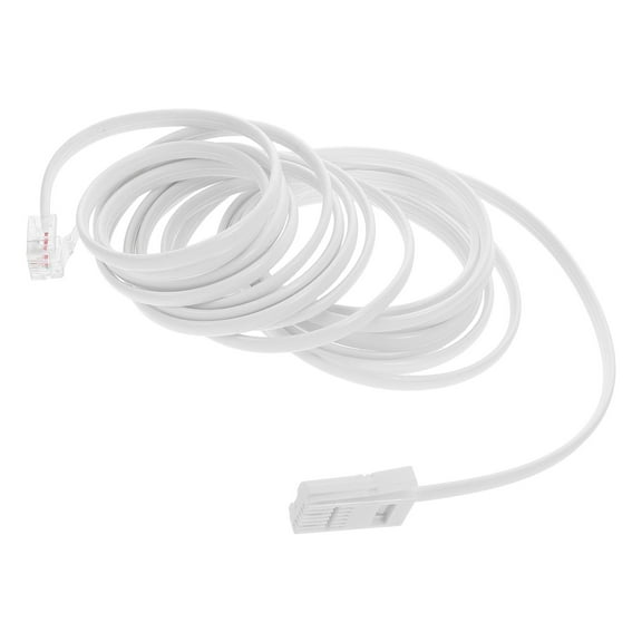 Masteelf Uk Telephone Cable For Home Office 3m Long Telephone Cable Phone Extension Cord Landline Phone Extension Cable