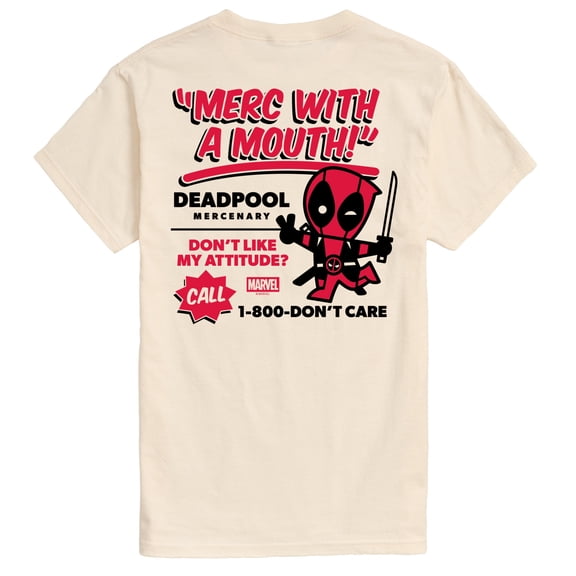 Deadpool - Merc Ad - Men's Short Sleeve Graphic T-Shirt