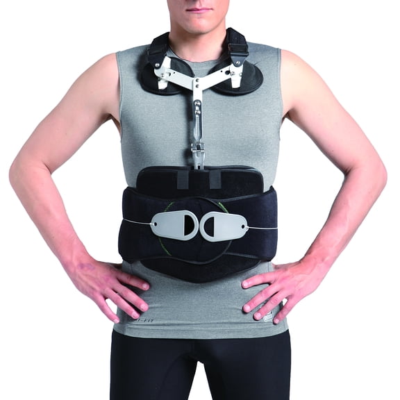 Orthomen TLSO Back Brace - Thoracic Lumbo Sacral Orthosis Support Scoliosis Brace, Universal