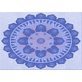 thumbnail image 1 of Ahgly Company Machine Washable Indoor Rectangle Transitional Blue Angel Blue Area Rugs, 2' x 3', 1 of 7