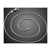 [Clearance!]16-24 inch Fashion Jewelry Sterling Silver 1 mm Snake Chain Necklace Women