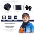 thumbnail image 4 of 3en1 Gorro Bufanda Guantes Tejido Para Niños Frio Invierno, 4 of 8