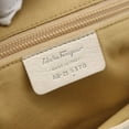 thumbnail image 6 of Pre-Owned Salvatore Ferragamo Gancini Handbag Leather Beige Leather Handbag, 6 of 8