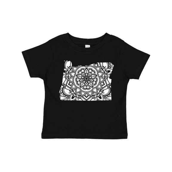 Inktastic Oregon Silhouette Mandala Boys or Girls Toddler T-Shirt