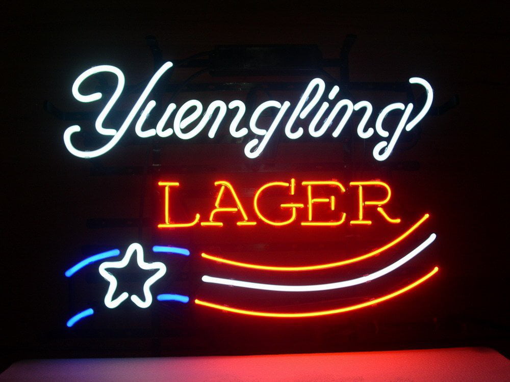 Yuengling Eagle Neon Lamp Sign 17"x14" Bar Light Glass Artwork Decor Wall Beer 