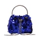thumbnail image 2 of Bolso de alta gama, bolso de mujer, bolso de noche con lentejuelas y cinta de metal, bolso de mano con boca de cubo itálica portátil, sobre rojo, 2 of 6