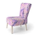thumbnail image 2 of Designart "Bright Neon Color Snake Skin" Upholstered Cabin & Lodge Accent Chair and Arm Chair, 2 of 5