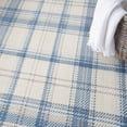 thumbnail image 5 of Nourison Grafix Plaid Ivory Blue 7'10" x 9'10" Area Rug (8x10), 5 of 8