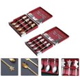 thumbnail image 2 of Christmas Gathering Dessert Lovely Xmas Pendant Spoons Christmas Dessert Spoon Stainless Steel Spoons Spoon Xmas Stainlessred, Gold, Silver2set, 2 of 5