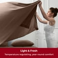 thumbnail image 3 of Mellanni Iconic 4 Piece Bed Sheet Set Brushed Microfiber, Deep Pocket, Twin, Brown, 3 of 6