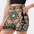 thumbnail image 3 of Millefiori Rosette Korean Fashion Skirt Summer Skirts For Women Light Proof Trouser Skirt Bohemian Folkloric Romany Gypsy, 3 of 7