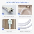 thumbnail image 2 of MasteelfCA 2pcs Washing Machine Hoses Water Inlet Line Hoses Home Washer Extension Hoses, 2 of 7