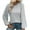 Gray, variant on Long Lantern Sleeve Sweater for Women Loose Fitting Knitted Casual Crew Neck Tunic Tops Fall Trendy Pullover Tops,Gray,M