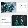 thumbnail image 6 of STOBOK 1 Pair Glass Statement Earrings for Women, Elegant Banquet Jewelry Accessories, 6 of 6