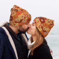 thumbnail image 5 of Pofeuu Hippie Flower Print Beanie Hat for Men Women Knit Winter Hat Warm Cuffed Skull Beanie Slouchy Soft Unisex, 5 of 6