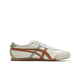 thumbnail image 3 of Zapatos casuales de cuero México 66 para hombre y zapatillas deportivas para mujer, Blanco/Naranja/Azul, 3 of 7