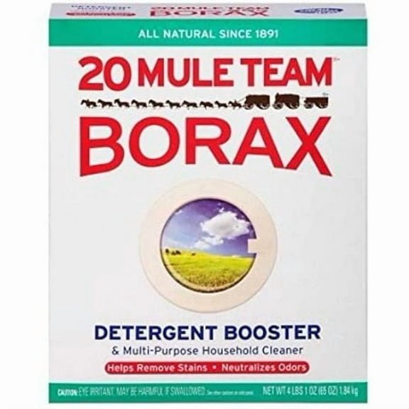 Dial 20 Mule Team Borax Natural Laundry Booster & Multi-Purpose Cleaner, 65 oz