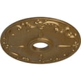 thumbnail image 3 of Ekena Millwork 18"OD x 3 1/2"ID x 1 1/4"P Kent Ceiling Medallion (Fits Canopies up to 5"), Hand-Painted Pale Gold, 3 of 5