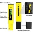 thumbnail image 5 of Ph Meter Kit, Digital Ph Meter With Lcd Display And High Accuracy For Drinking Water Aquarium Hydroponics (Yellow), 5 of 5