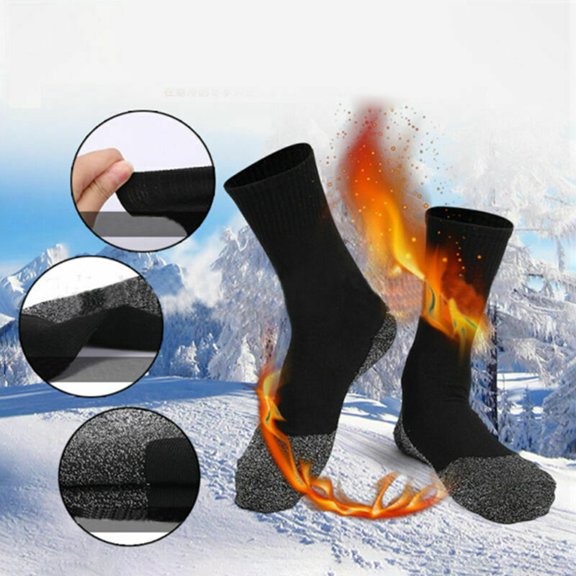 Winter Warm Socks Thermal Socks 1 Pair 35 Below Winter Warm Socks Women Men Aluminized Fiber Thermal Socks For Outdoor Sport