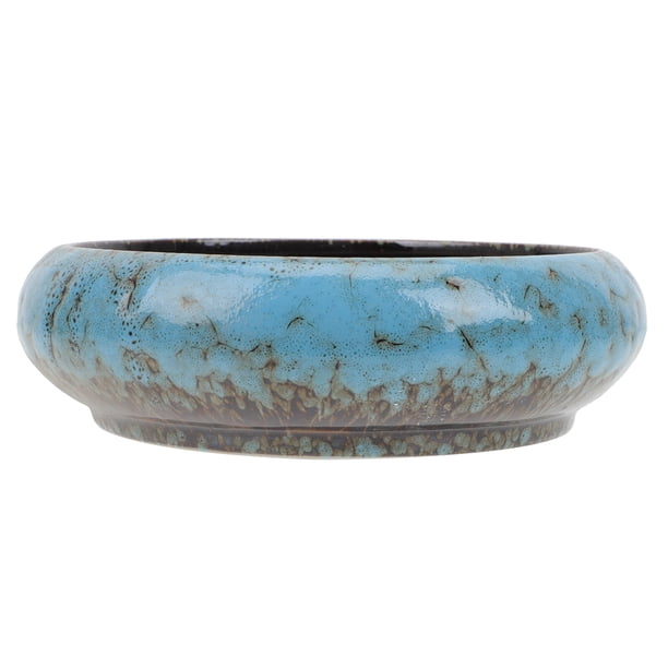 Maceta de cerámica estilo retro para flores, maceta de cerámica para jardinería.