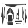 thumbnail image 2 of Kit de molduras interiores, kit de decoración interior de 12 piezas, consola, caja de almacenamiento, molduras, portavasos, decoración del panel, rendimiento lleno de energía, 2 of 9