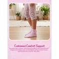 thumbnail image 3 of Justice Cushion Embroidered Quarter Socks for Girls for Daily Wear, 10 pack Pink Multi Color, 3 of 7